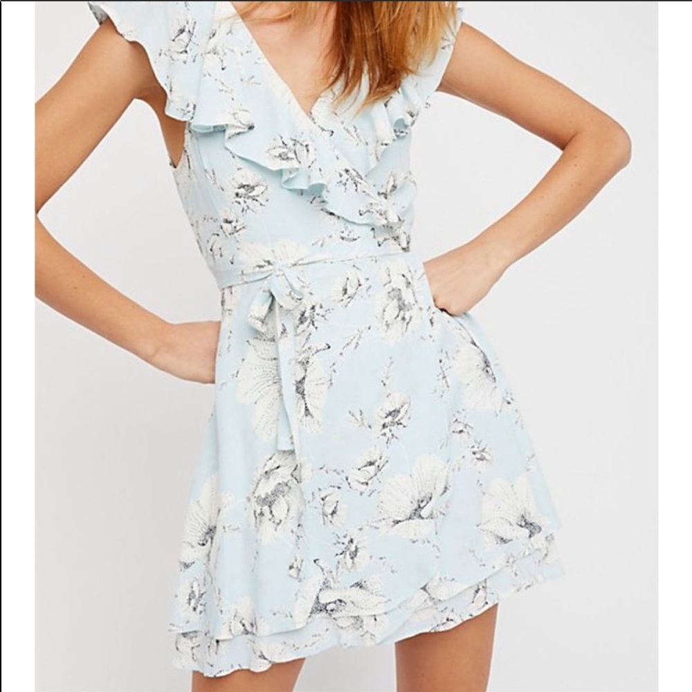 French Quarter Wrap Mini Dress by Free People